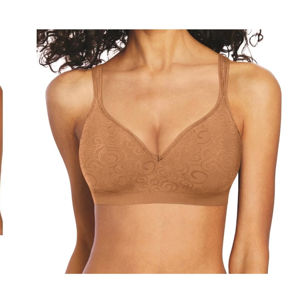 Brand New Bali Womens Size 34D Comfort Revolution Shaping Wireless Smoothing Bra